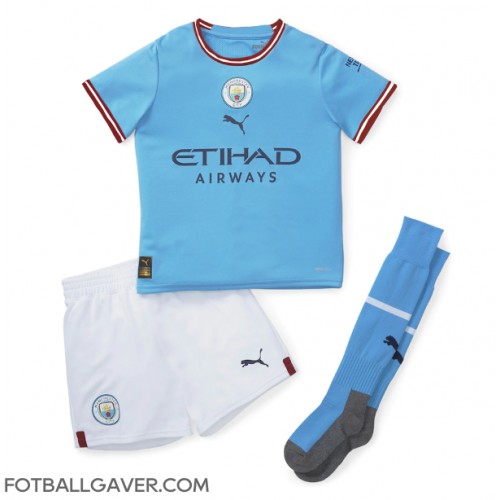 Manchester City Jack Grealish #10 Fotballklær Hjemmedraktsett Barn 2022-23 Kortermet (+ korte bukser)